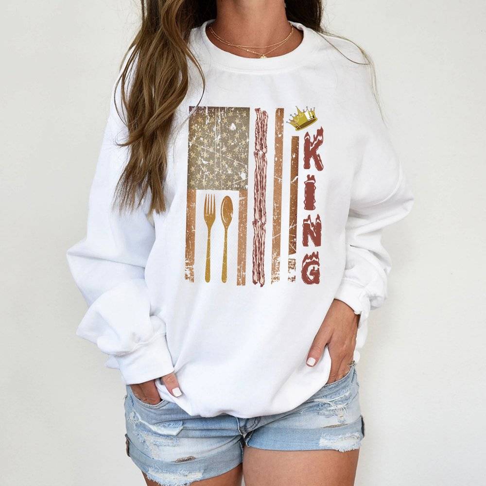Bacon King Flag Sweatshirt
