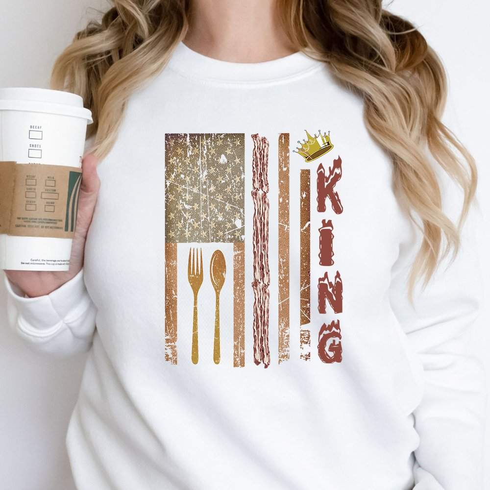 Bacon King Flag Sweatshirt