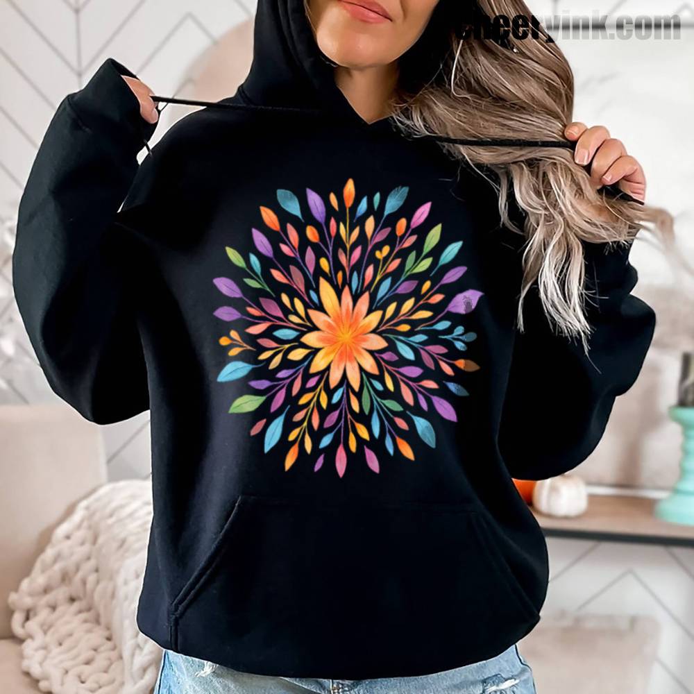 Floral Mandala Hoodie