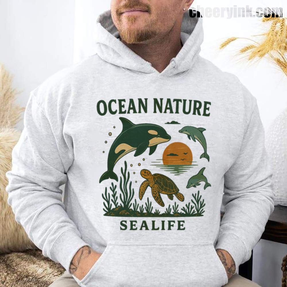 Ocean Nature Sealife Hoodie