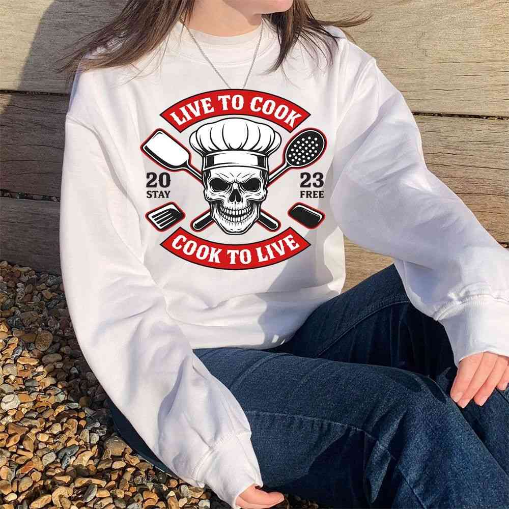 Live To Cook Cook To Live Sweatshirt