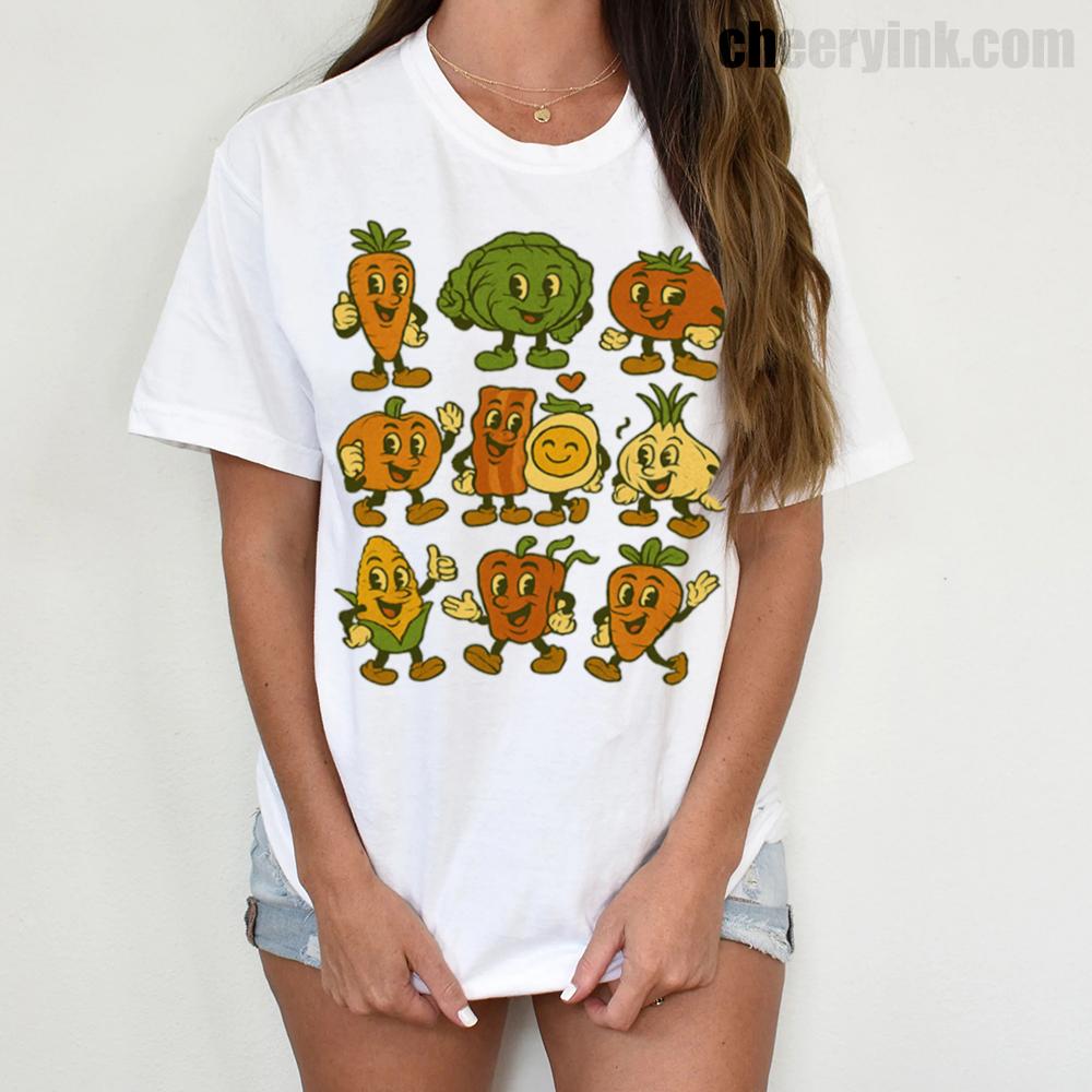 T Shirt Fresh Veggies 6 T Shirt