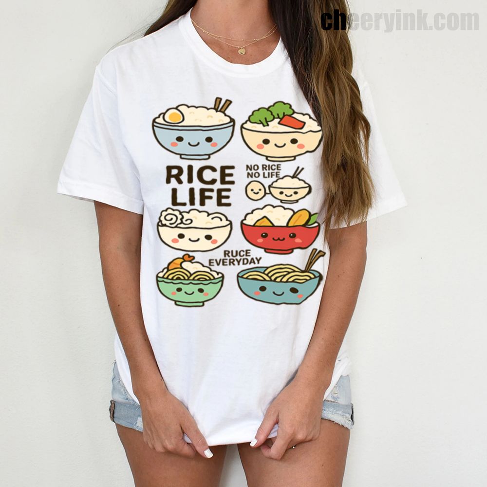 T Shirt Rice Life 6 T Shirt