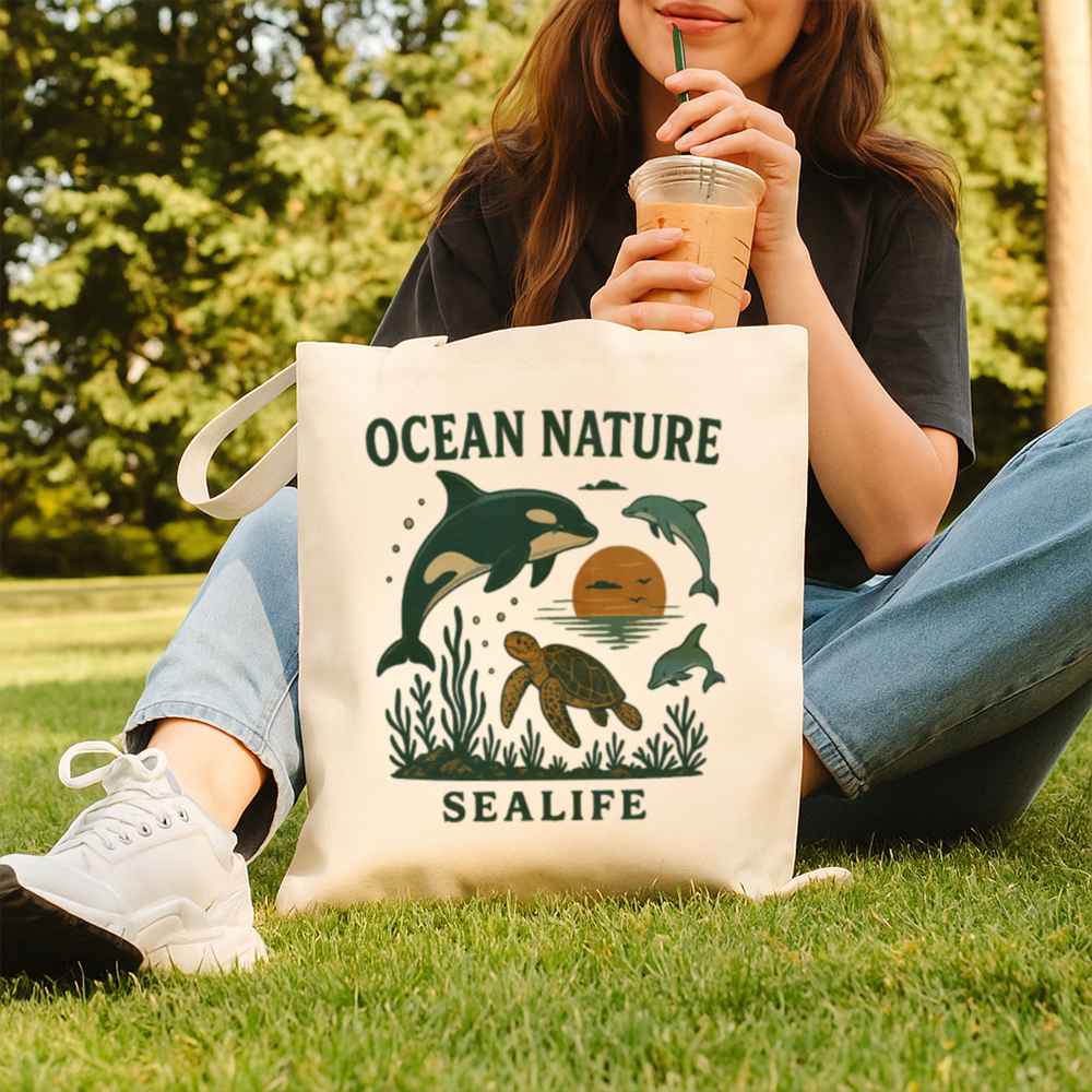 Ocean Nature Sealife Tote Bag