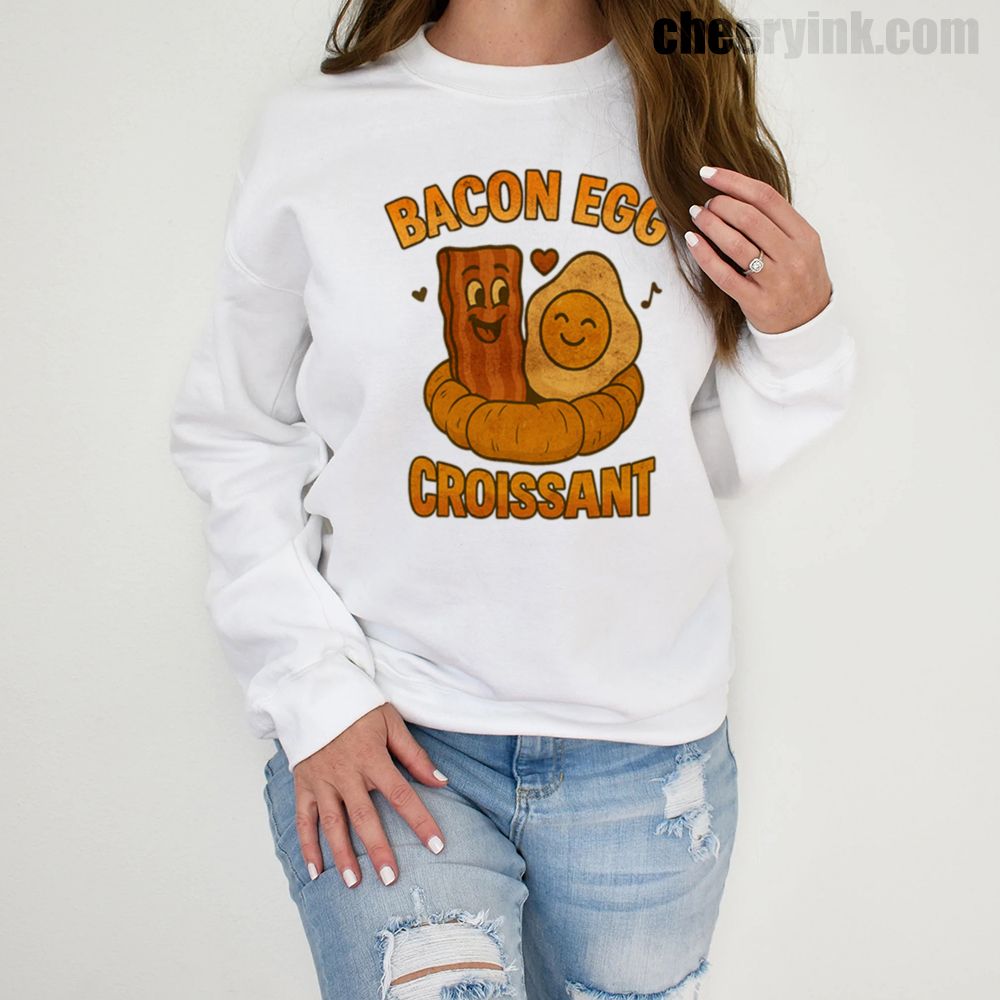 Wearshirt Bacon Egg And Cheese Croissant 1 Sweatshirt