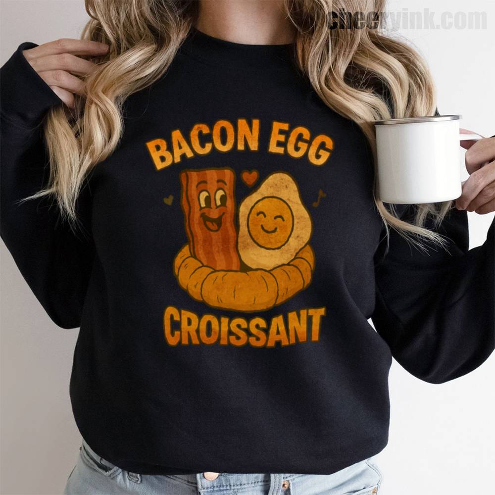 Bacon Egg Croissant Sweatshirt
