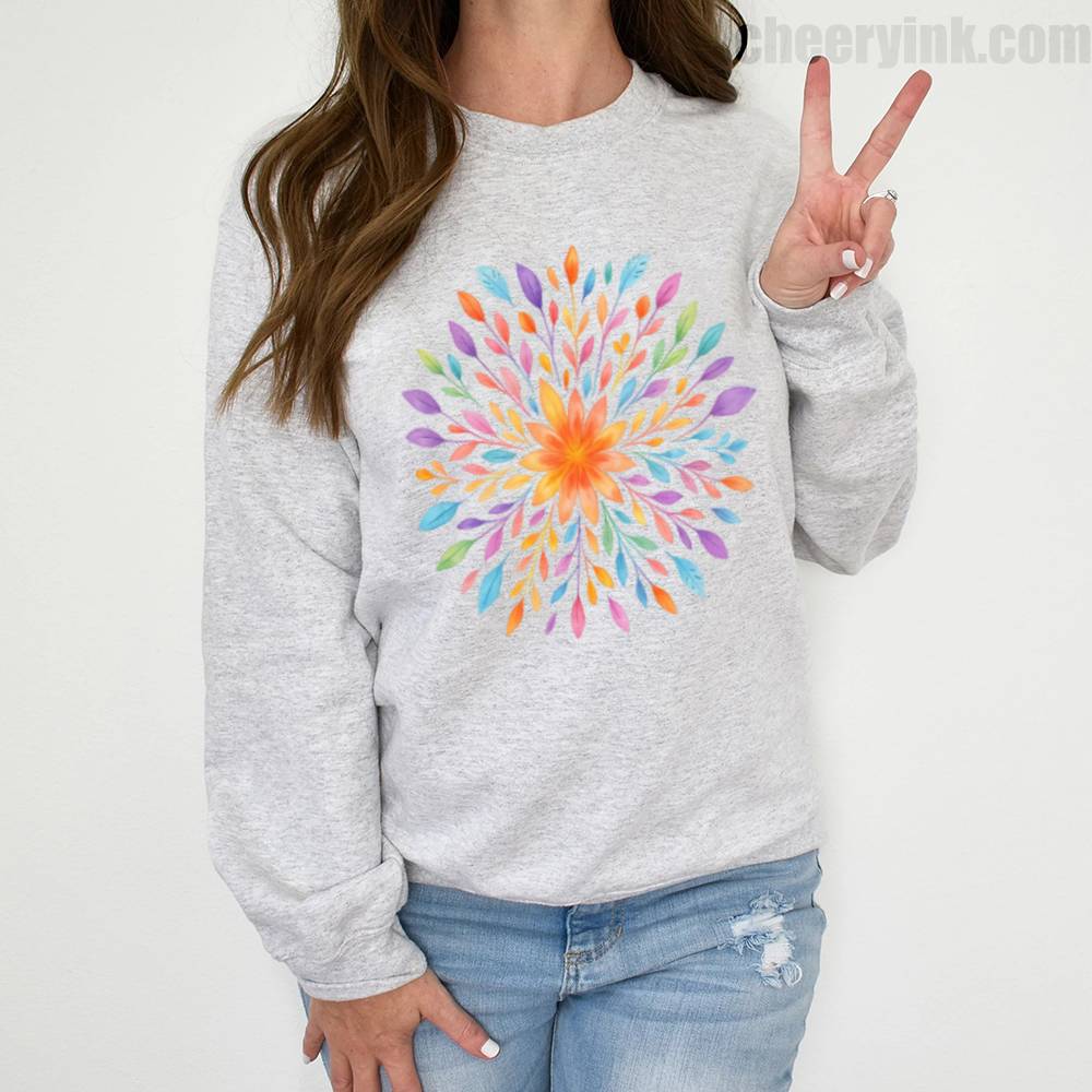 Wearshirt Floral Mandala 2 Sweatshirt