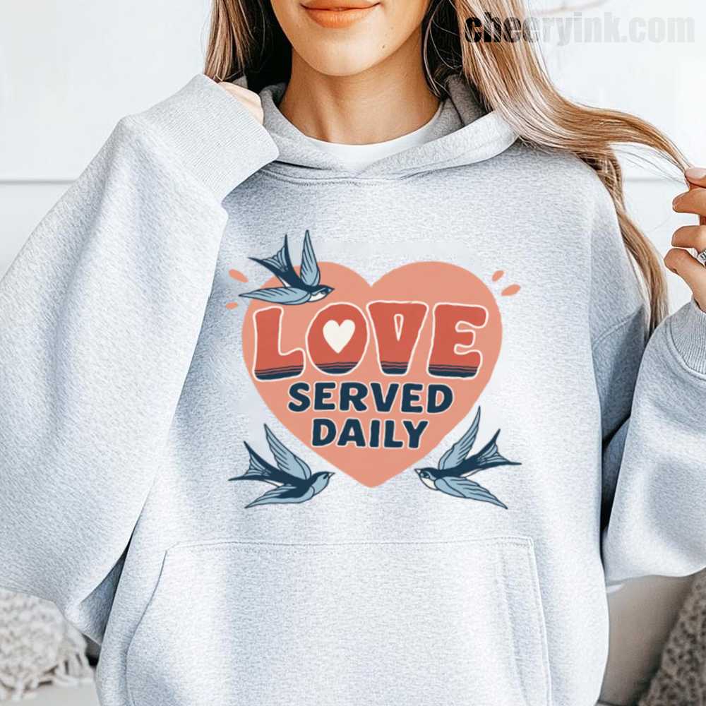 Love Served Daily Hoodie