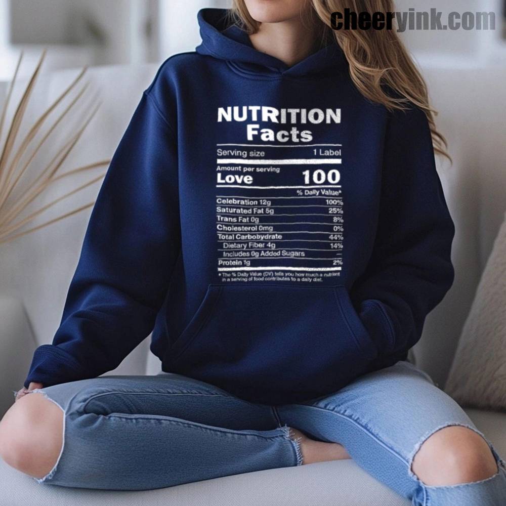 Nutrition Facts Label Hoodie