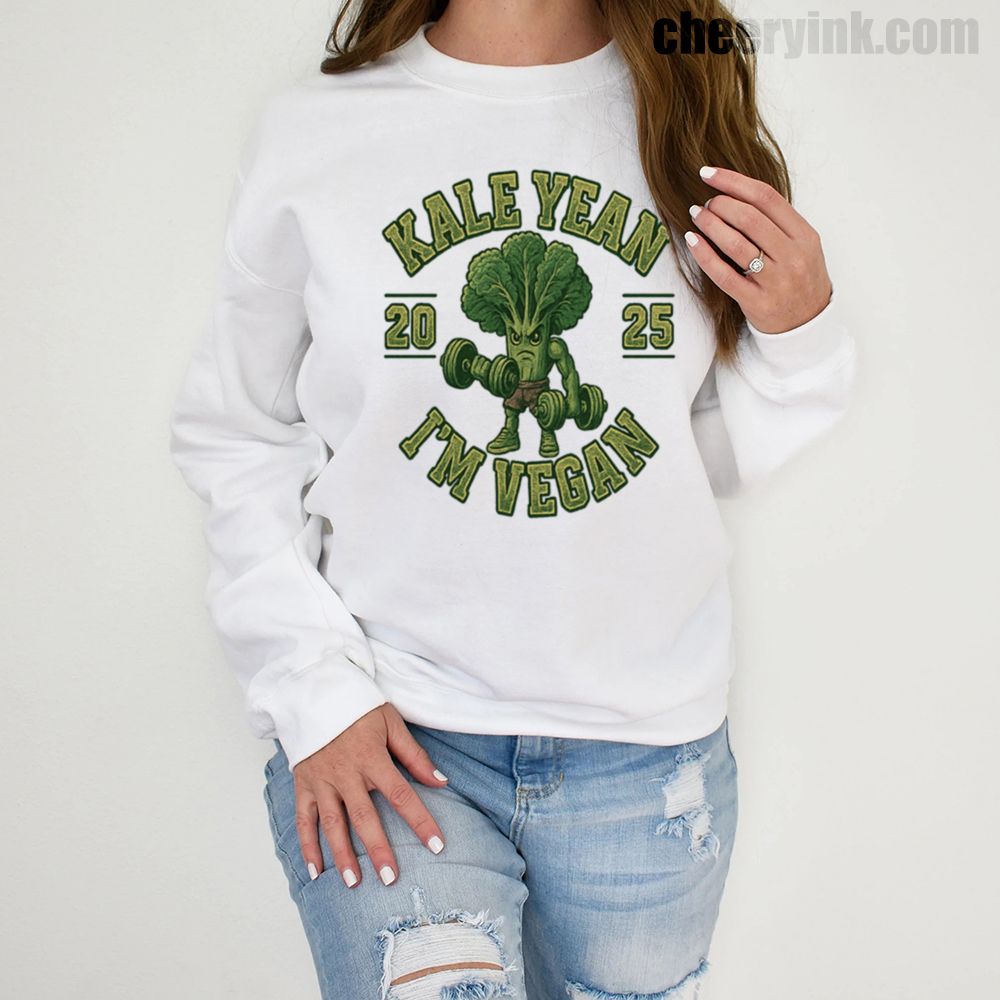 Sweatshirt Kale Yeah I M Vegan 1 Sweatshirt