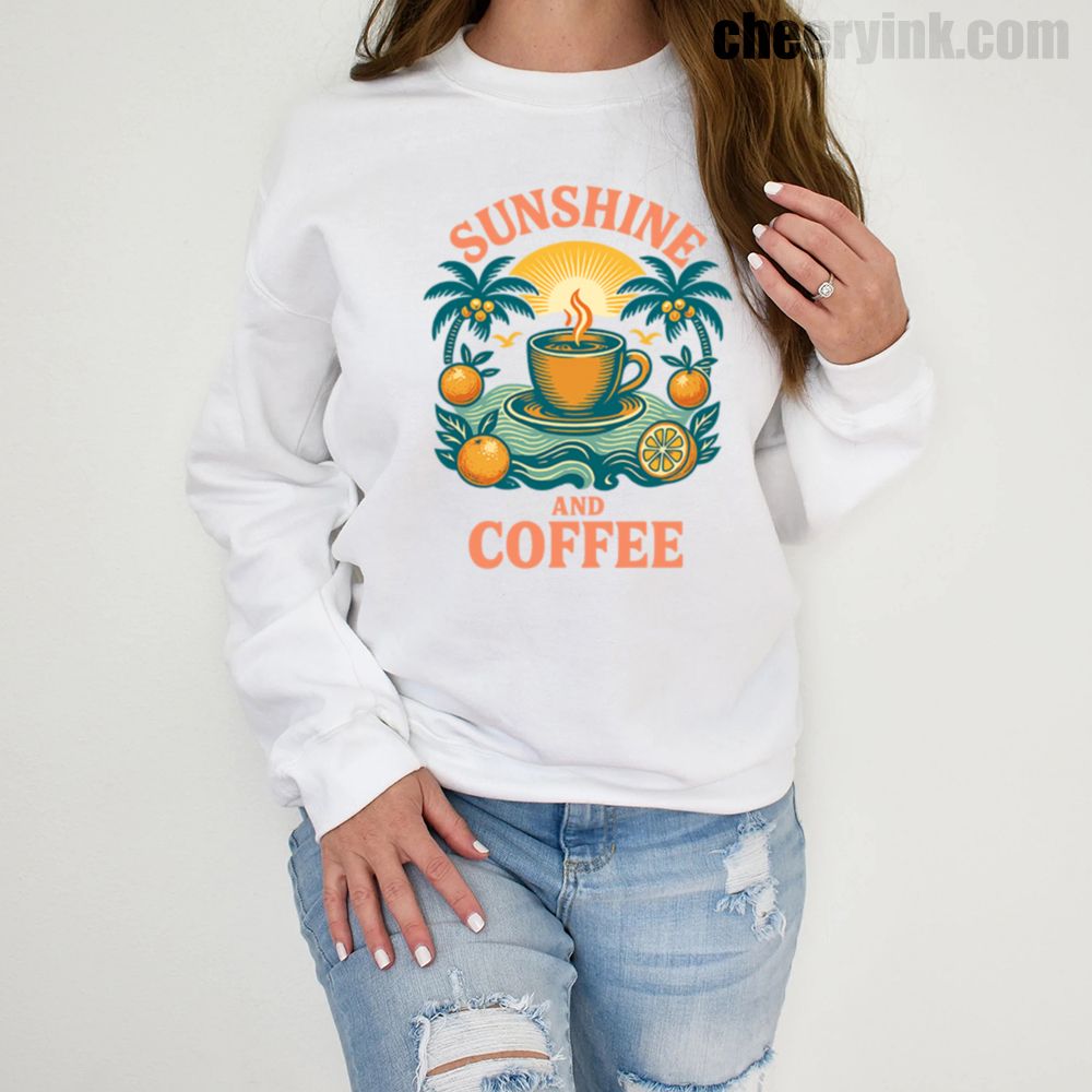 Sweatshirt Sunshine And Coffee 1 Sweatshirt