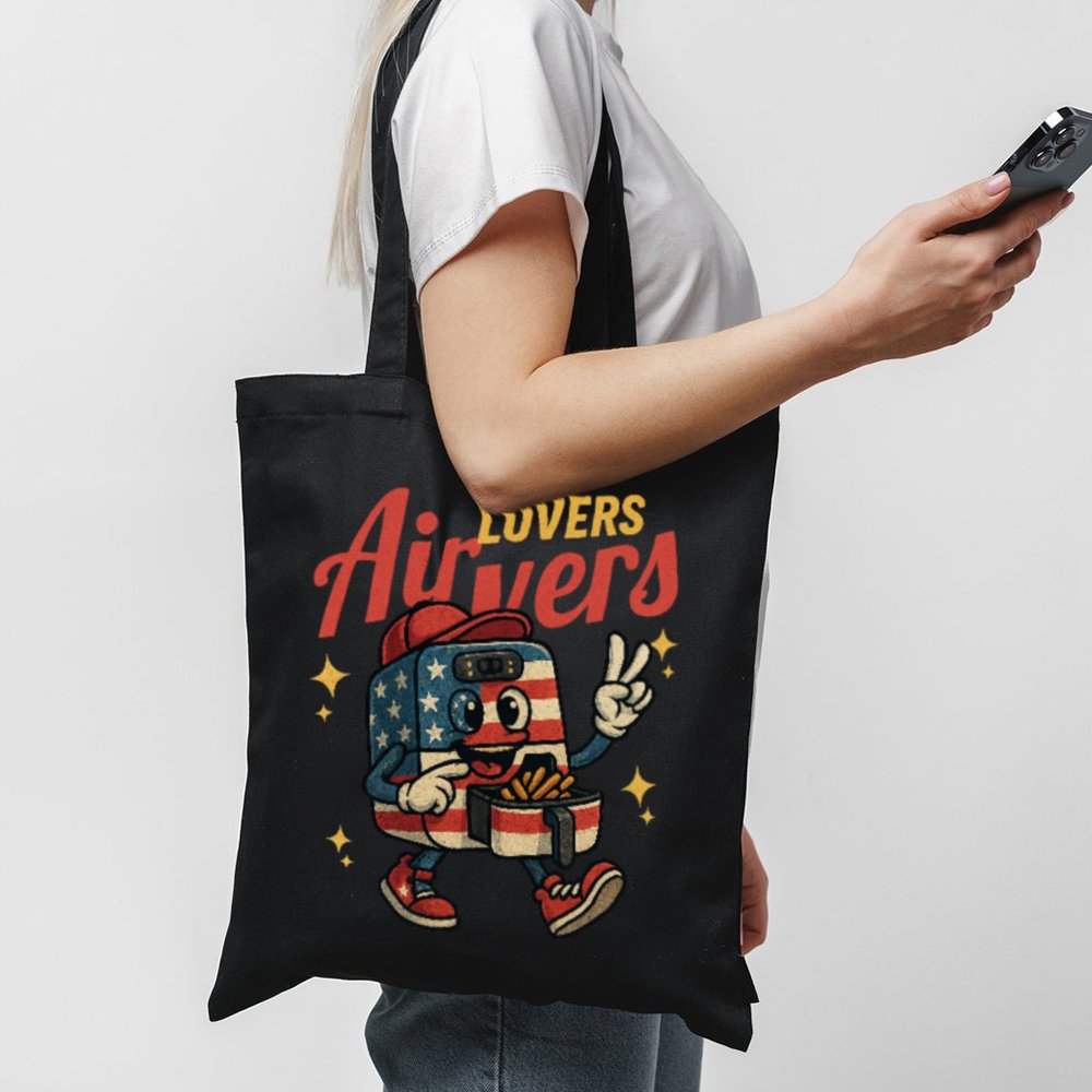 Tote Air Fryer Lovers 1 Black Tote