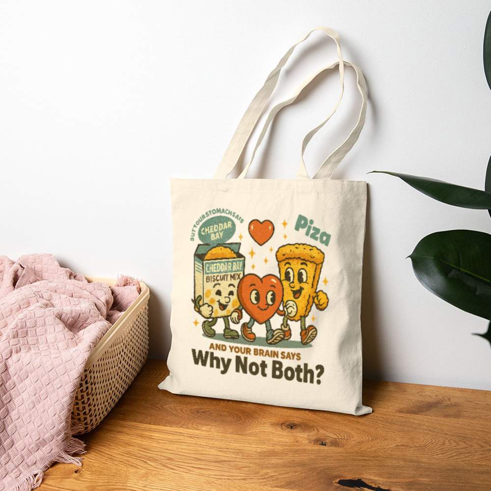 Why Not Both Pizza and Cheddar Bay Tote