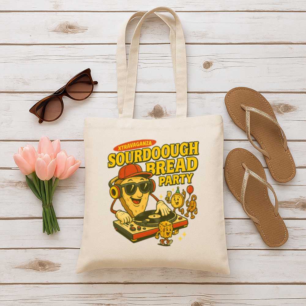 Sourdough Bread Party Tote Bag