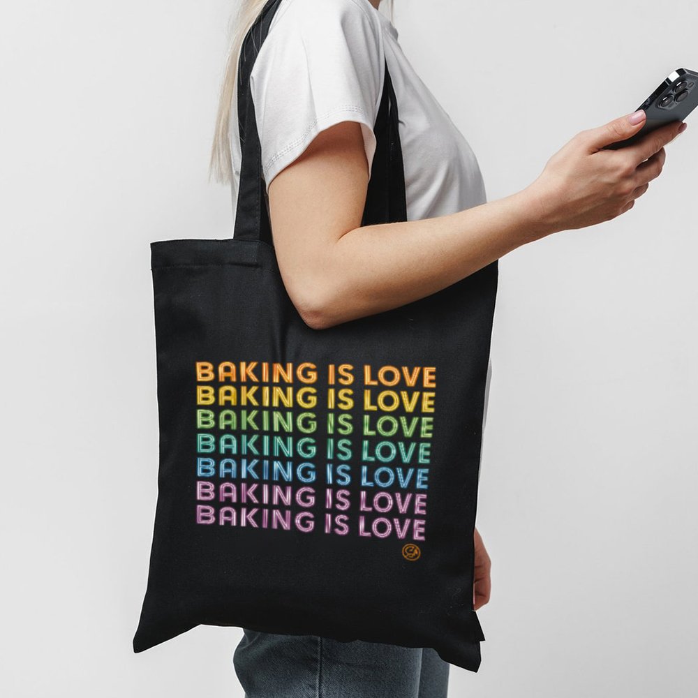 Baking Is Love Tote Bag