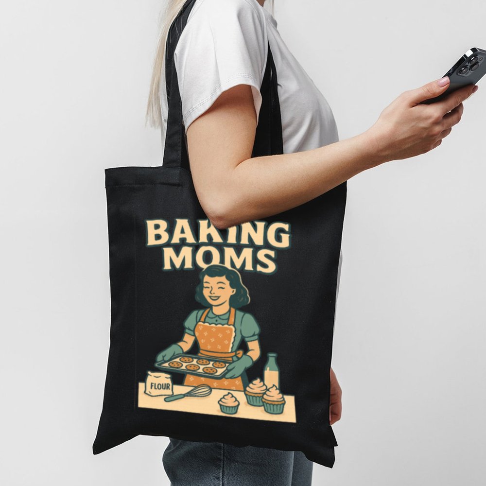 Tote Baking Moms 1 Black Tote