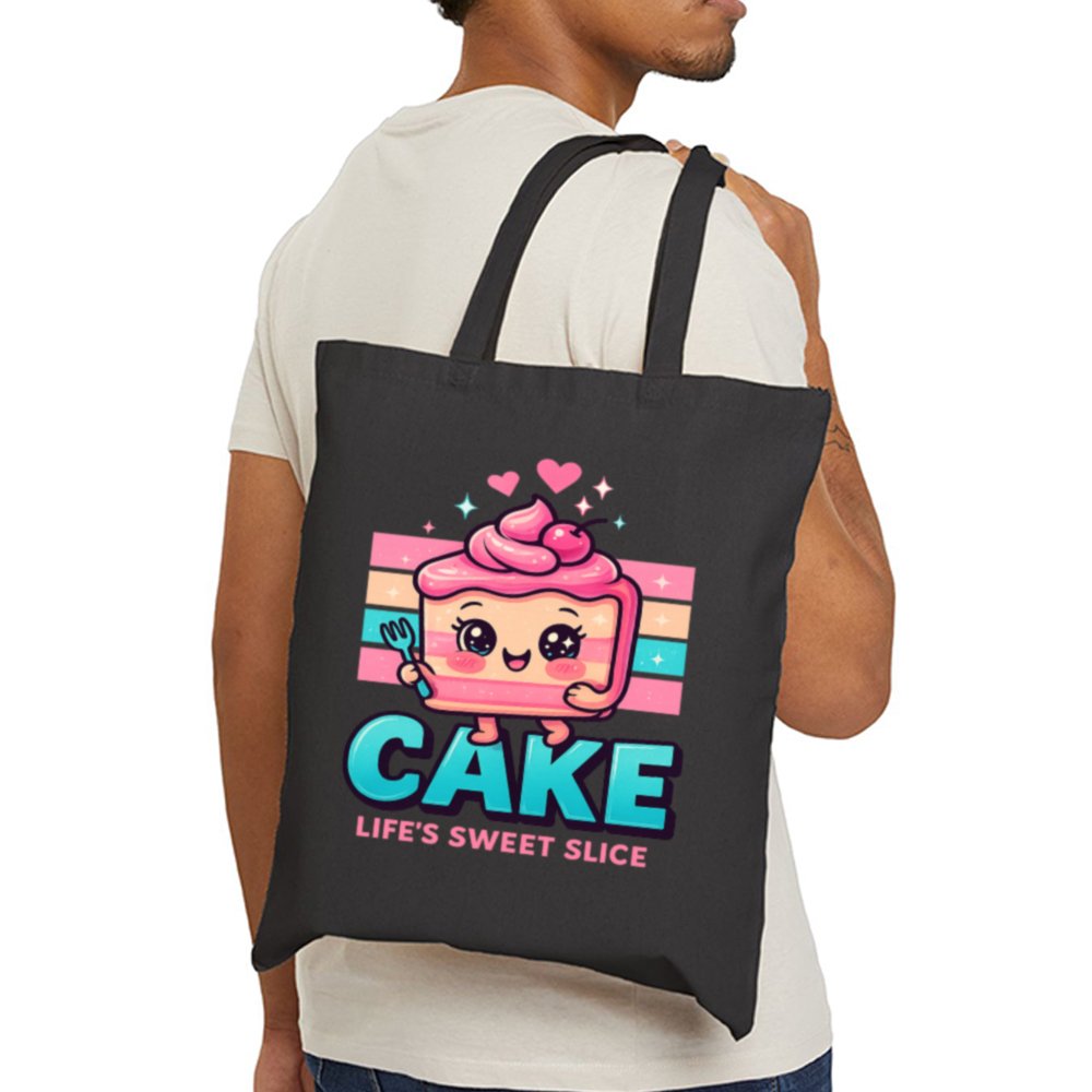 Cake Life's Sweet Slice Tote Bag