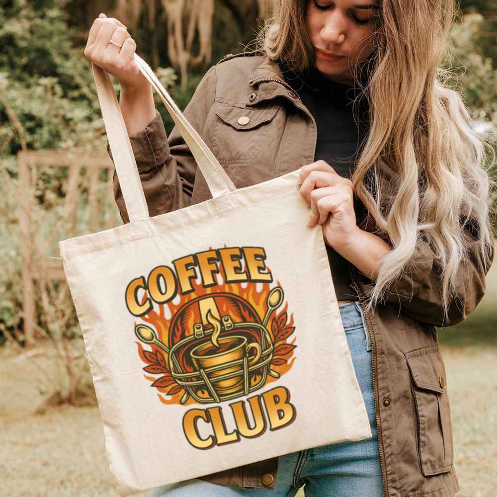Coffee Club Tote Bag