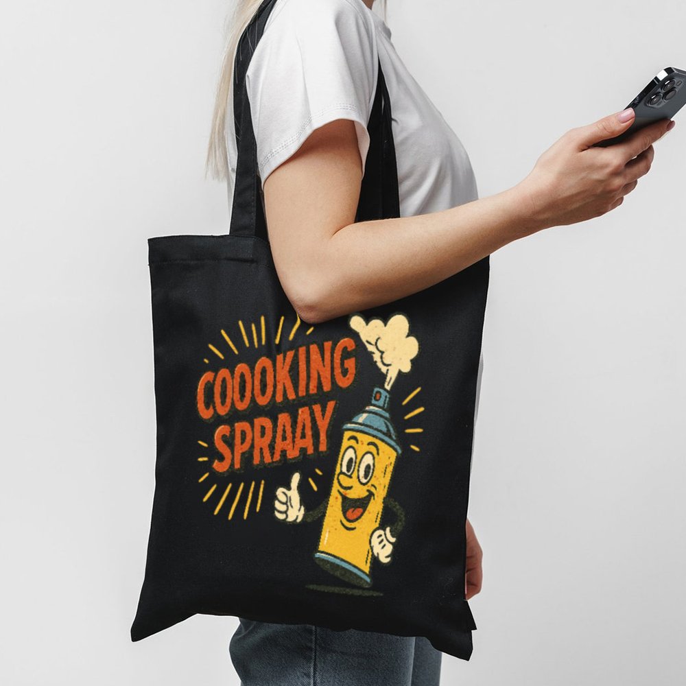 Tote Cooking Spray 1 Black Tote