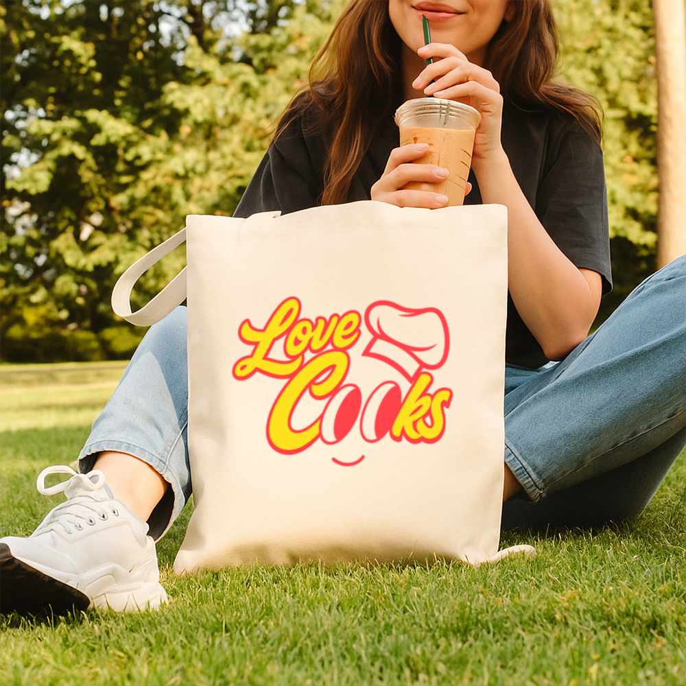 Love Cooks Tote Bag
