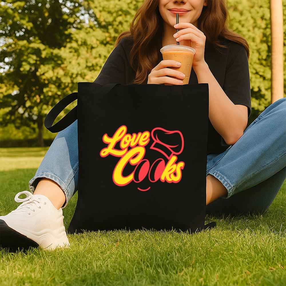 Tote Cooks Love 8 Black Tote