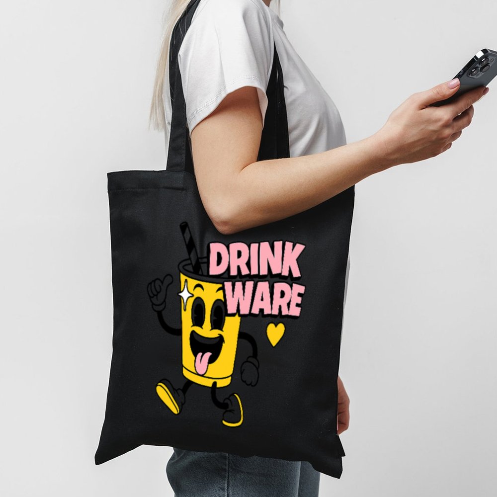 Tote Drink Ware 1 Black Tote