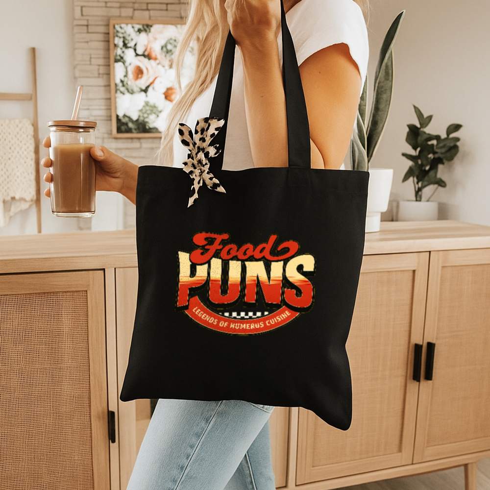 Food Puns Tote Bag