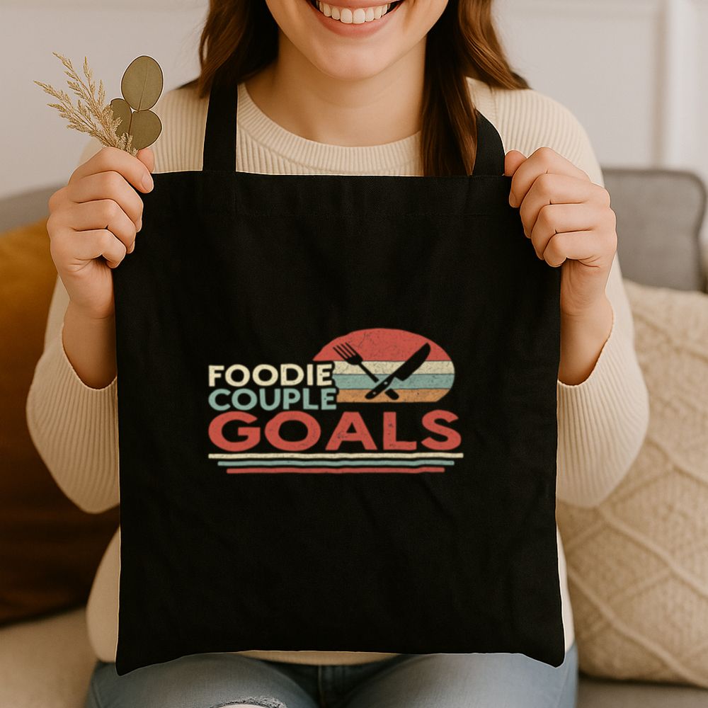 Foodie Couple Goals Tote Bag