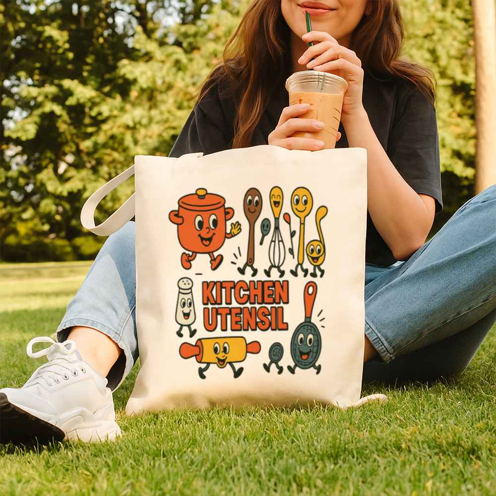 Kitchen Utensil Tote Bag