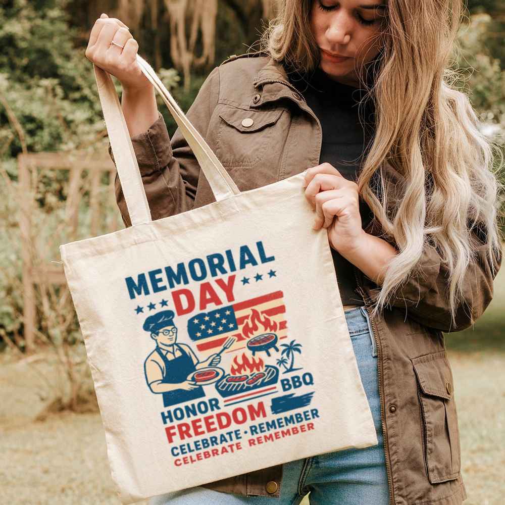 Memorial Day BBQ Tote Bag