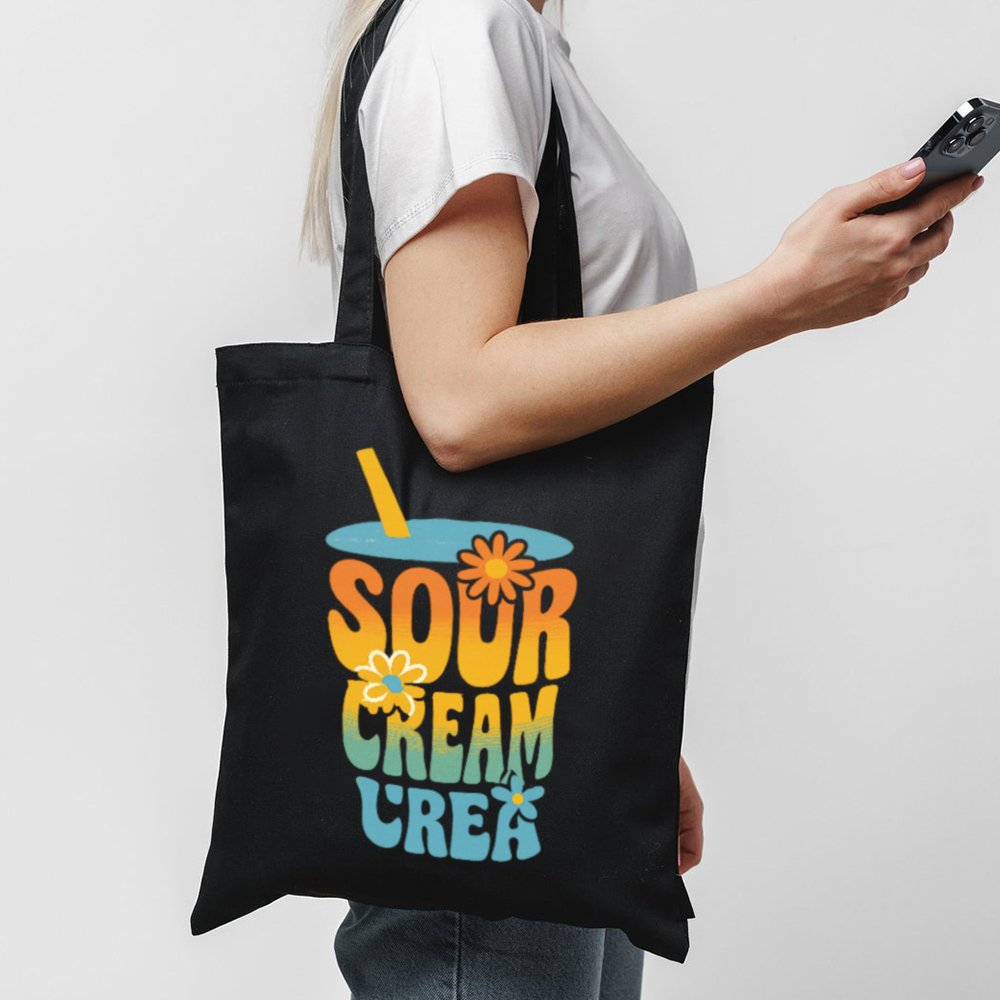 Tote Sour Cream 1 Black Tote