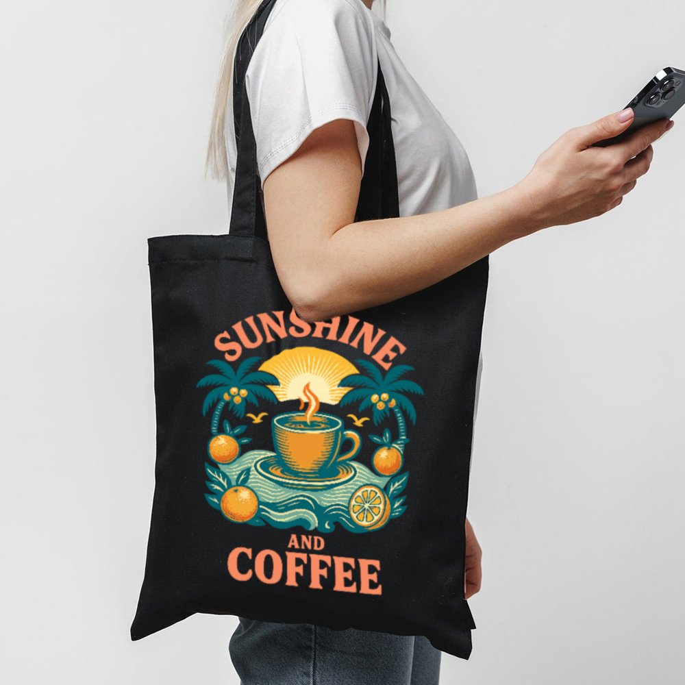 Tote Sunshine And Coffee 1 Black Tote