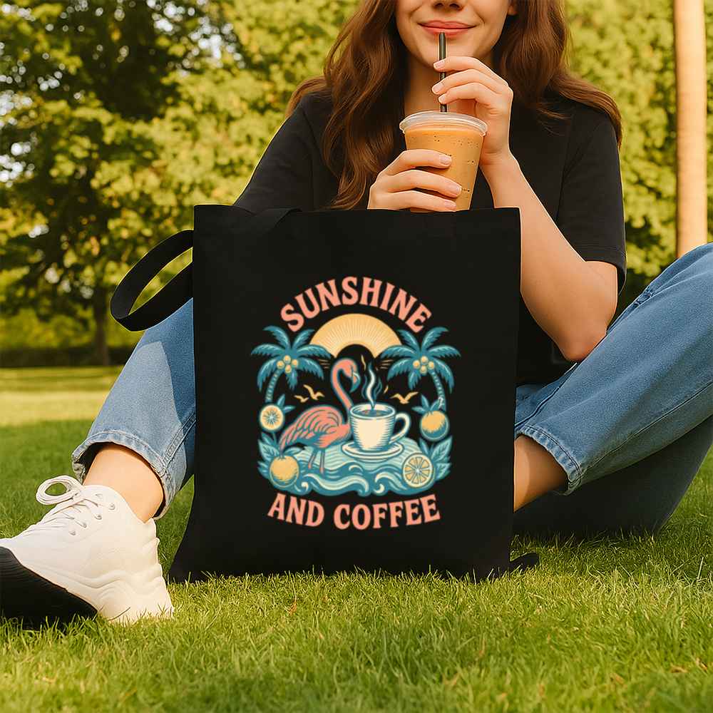 Sunshine and Coffee Tote Bag