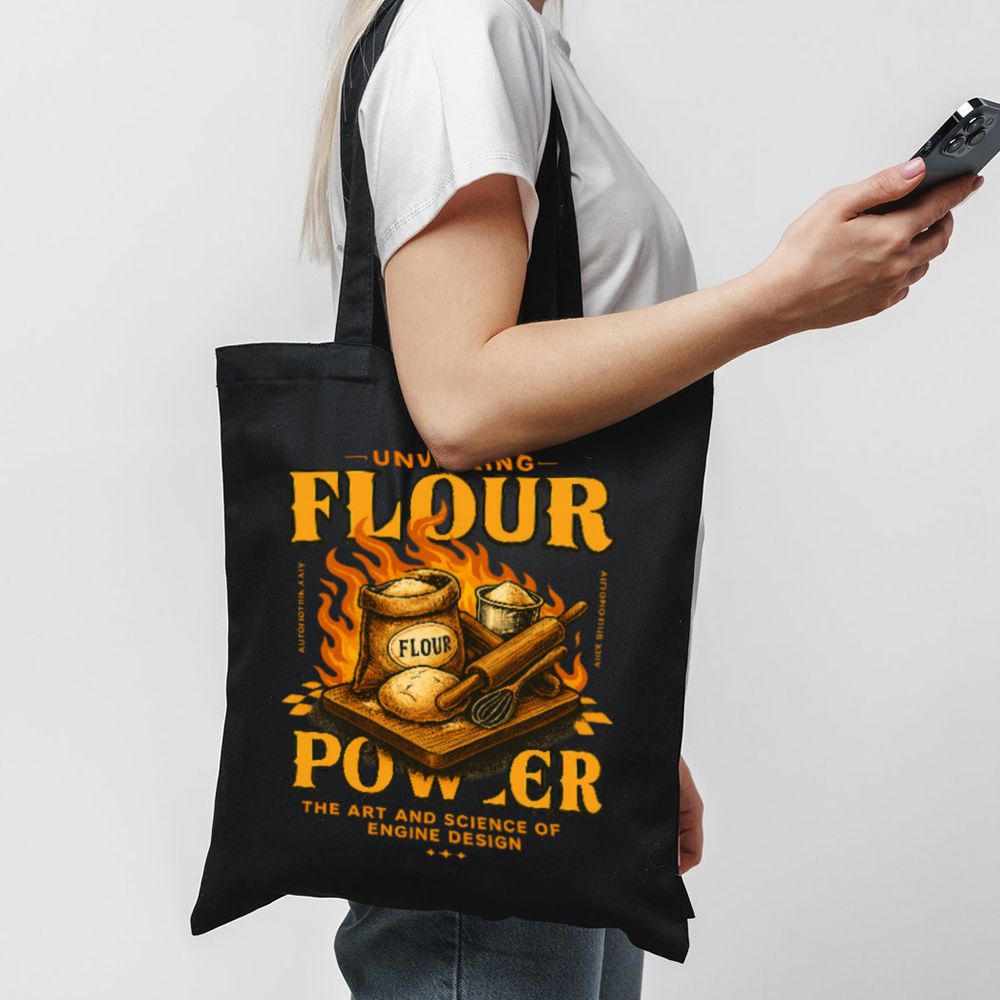 Tote Unveiling Flour Power 1 Black Tote