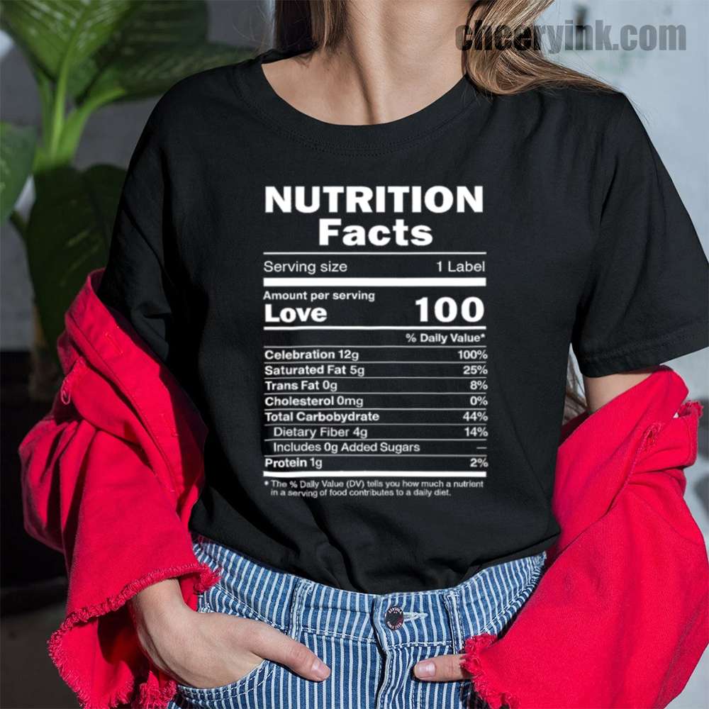 Nutrition Facts Label T-Shirt