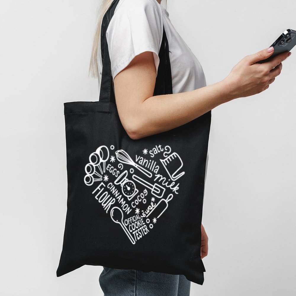 Tshirt Official Cookie Tester Tote Official Cookie Tester 1 Black Tote