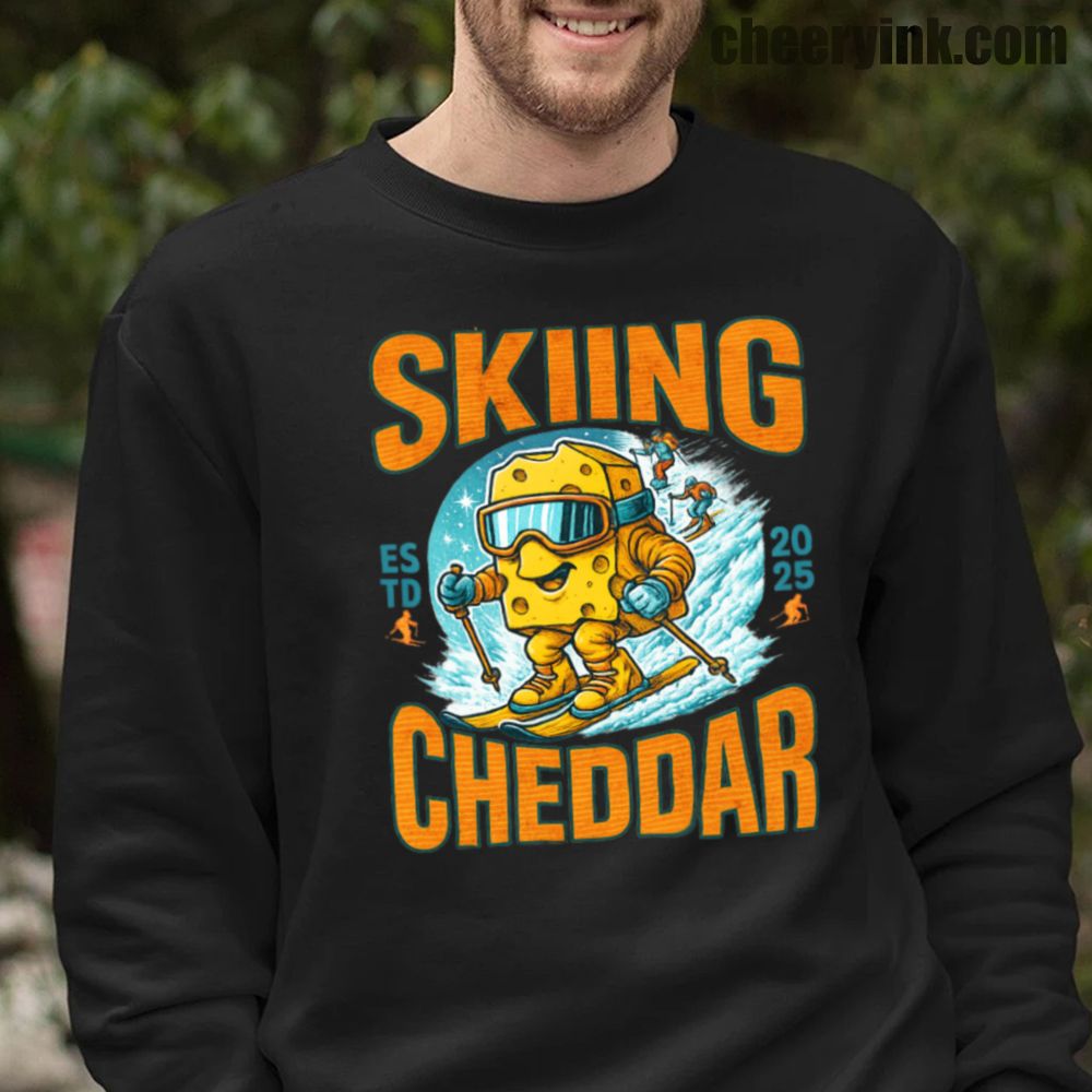 Skiing Cheddar Sweatshirt