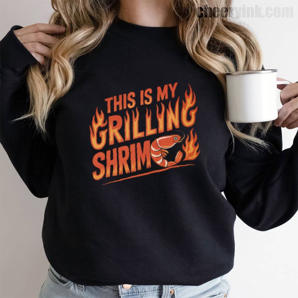 This Is My Grilling Shrimp Sweatshirt