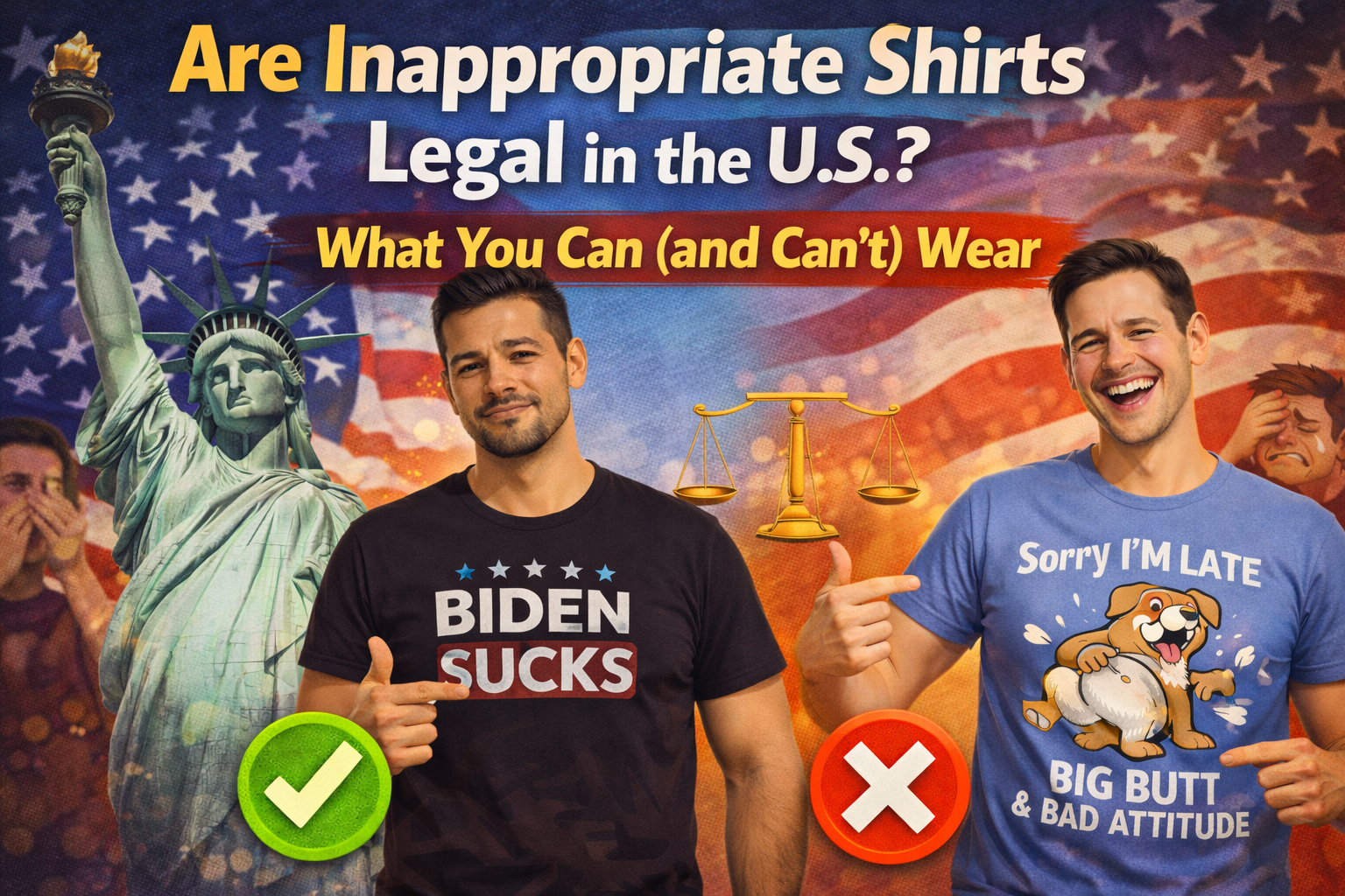Are Inappropriate Shirts Legal in the U.S.? What You Can (and Can’t) Wear