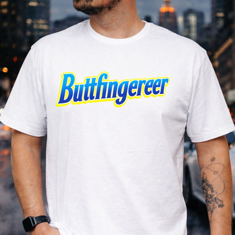 Buttfingereer Funny T-Shirt