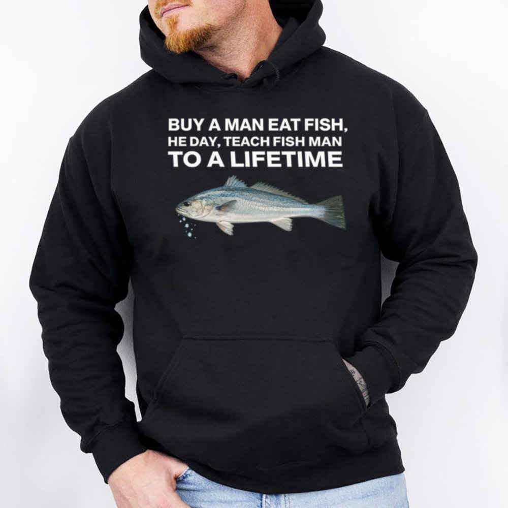 Buy A Man Eat Fish Shirt 2