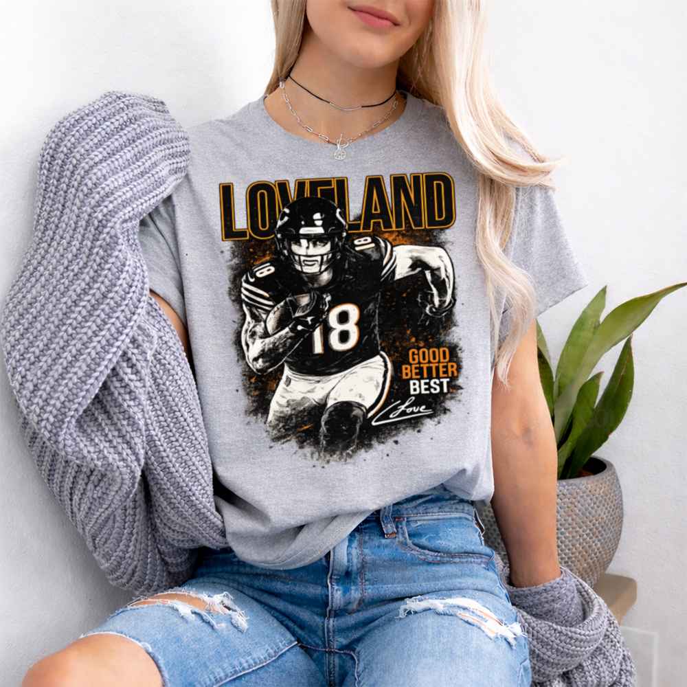 Colston Loveland Good Better Best Gift For Fans Football 49 T Shirt