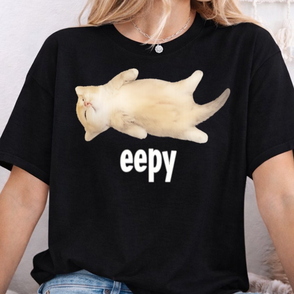 Eepy Cat Funny T-Shirt