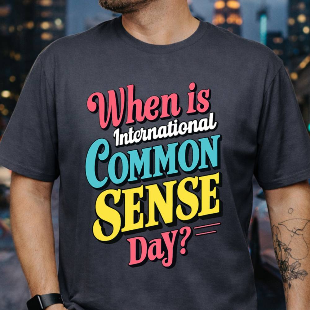Common Sense Funny T-Shirt