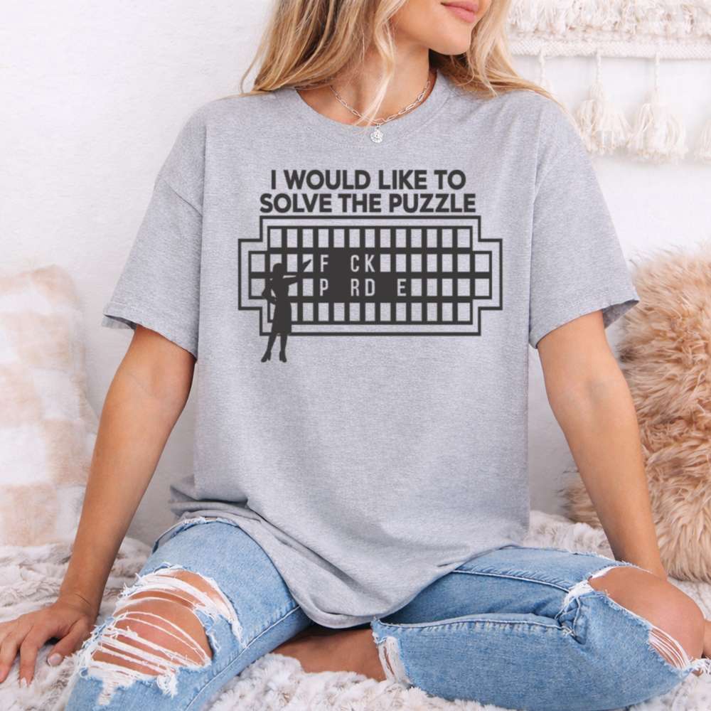 I Would Like To Solve The Puzzle Black 50 T Shirt