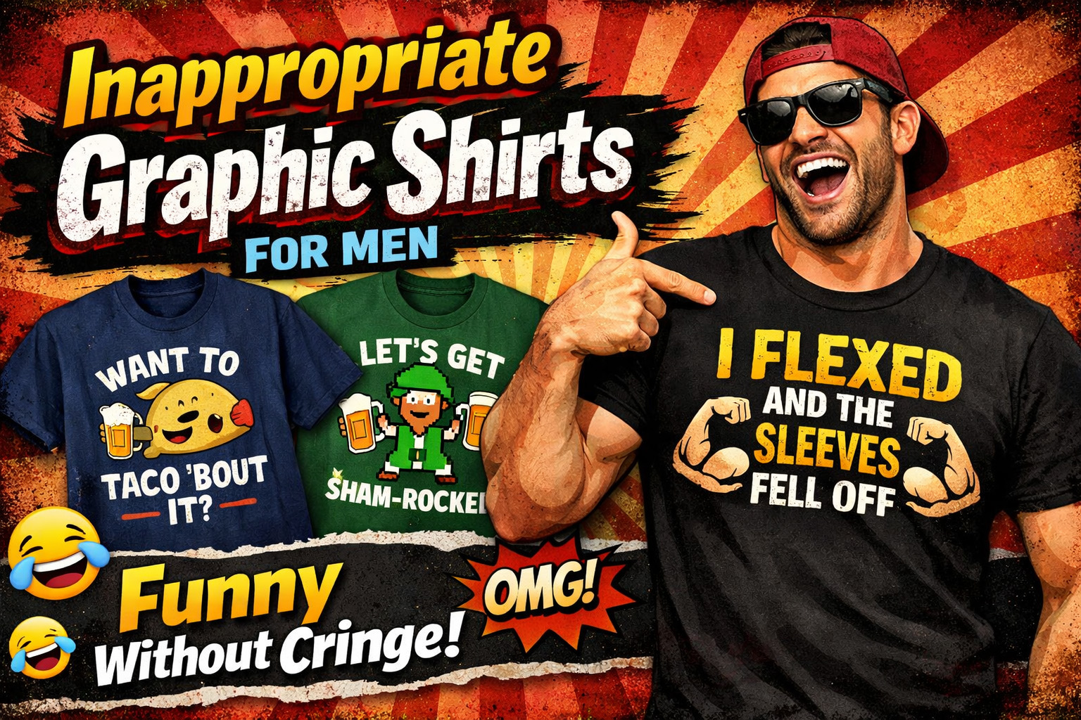 Inappropriate Graphic Shirts for Men: Funny Without Cringe