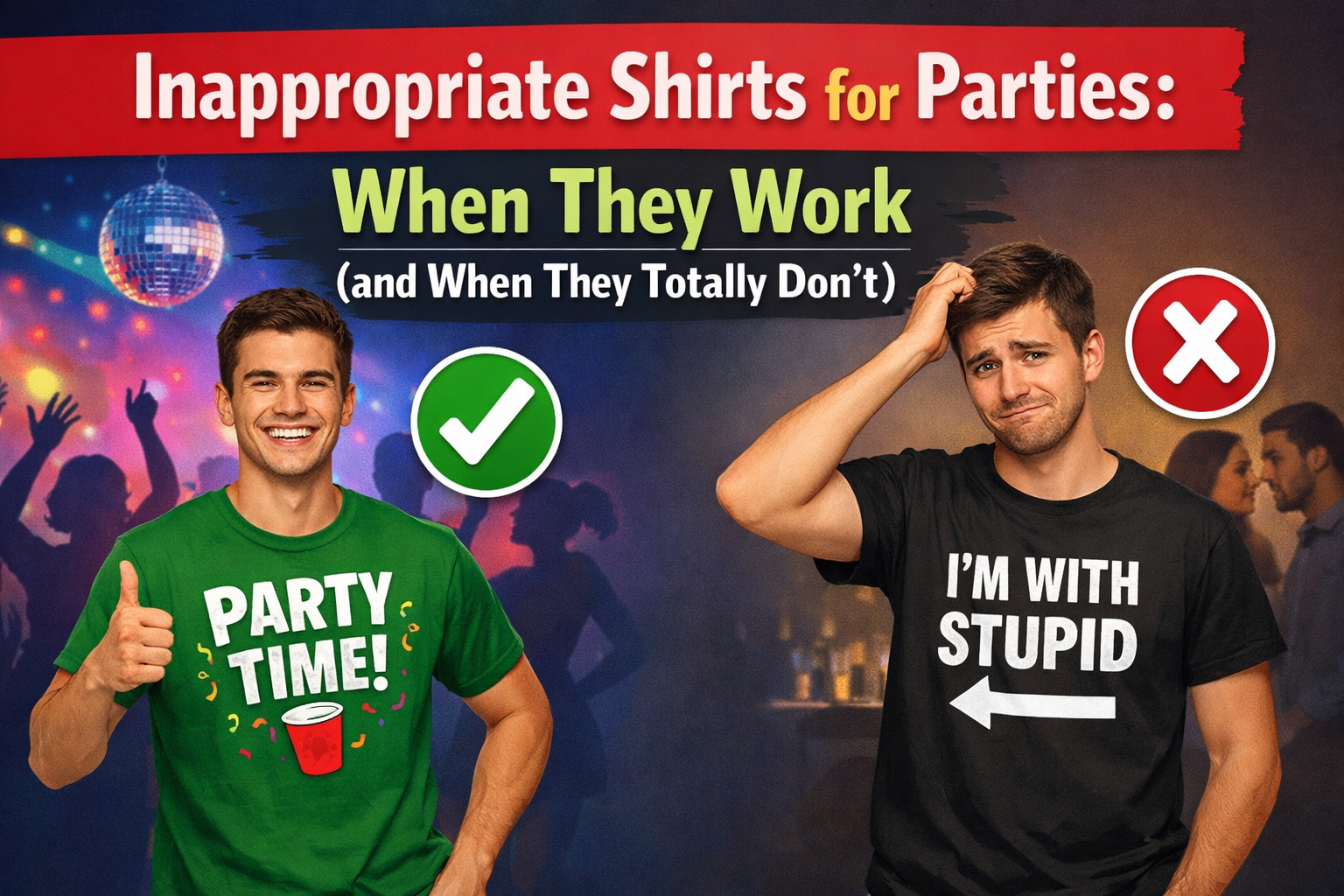 Inappropriate Shirts for Parties: When They Work (and When They Totally Don’t)