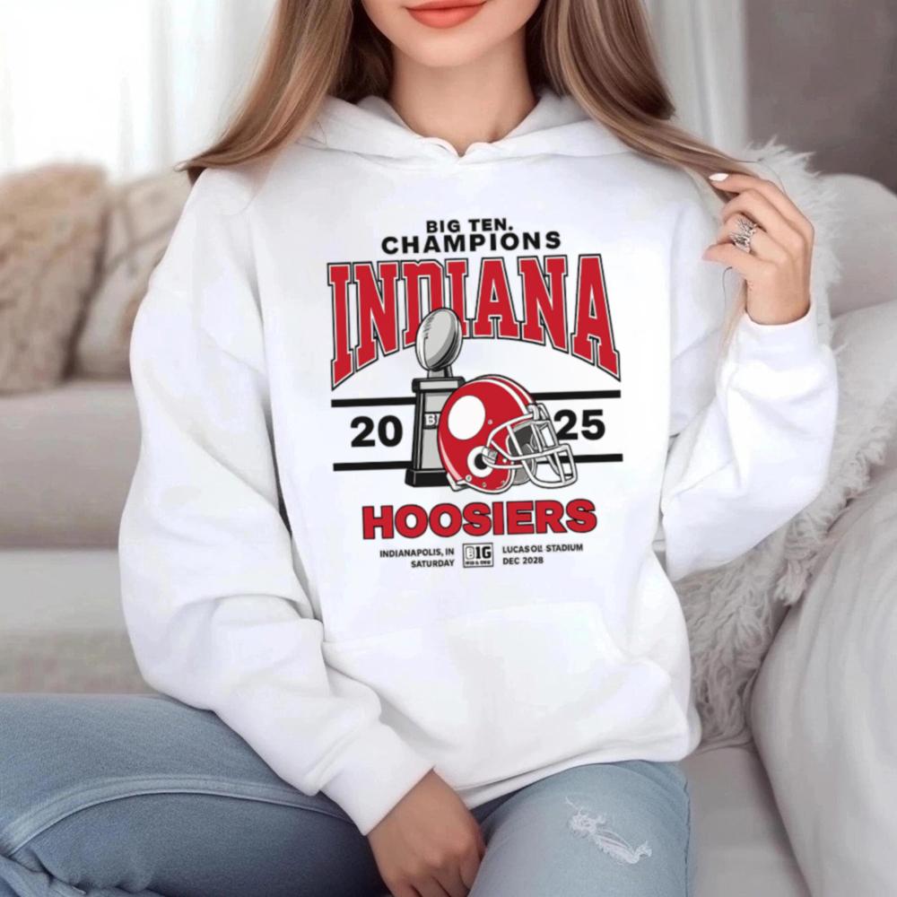 Indiana Hoosiers Big Ten Champions 6 Hoodie T Shirt