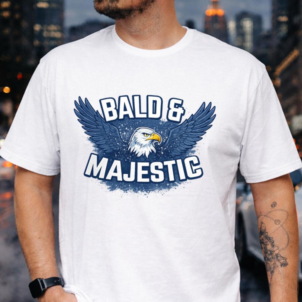 Bald and Majestic T-Shirt for Men