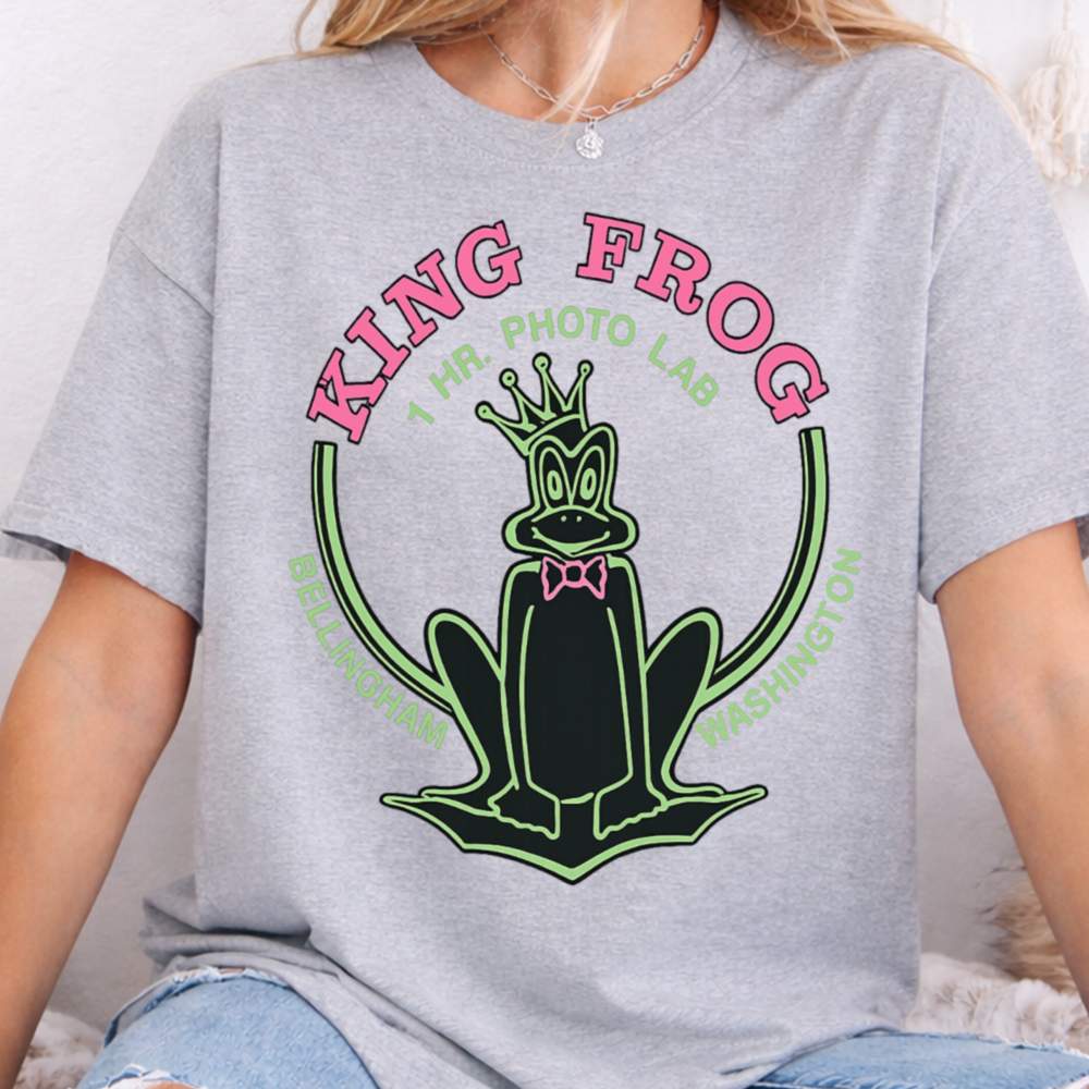 King Frog 1 Hour Photo Lab Bellingham Washington 58 T Shirt